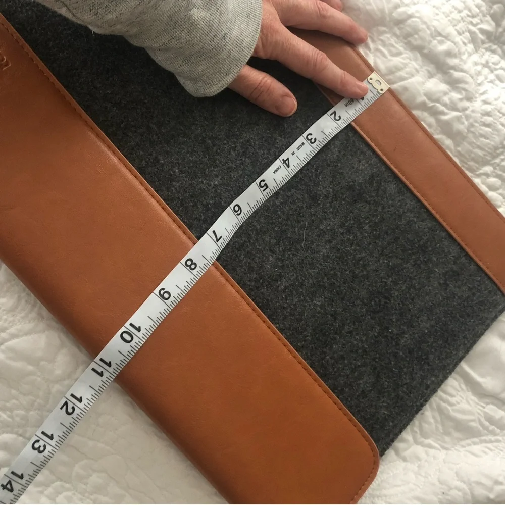 Boiled wool laptop sleeve